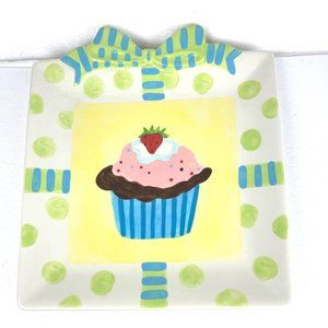 Susan Winget Cupcake Ceramic Platter Cracker Barrel Old Country Store